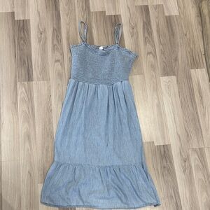 GAP Light Blue Smocked Top